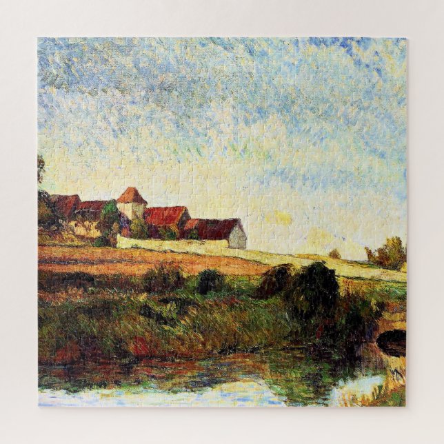 Quebra-cabeça Gauguin - A Fazenda em Grue, (Vertical)