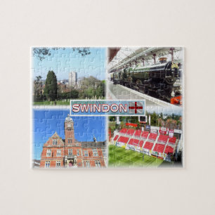 Quebra-cabeça GB Swindon ^ Town Center - Museu Ferroviário - Ci