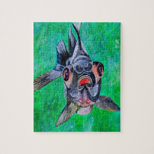 Quebra-cabeça Geeky Blackmoor Goldfish Com Olhos Telescópicos (Vertical)