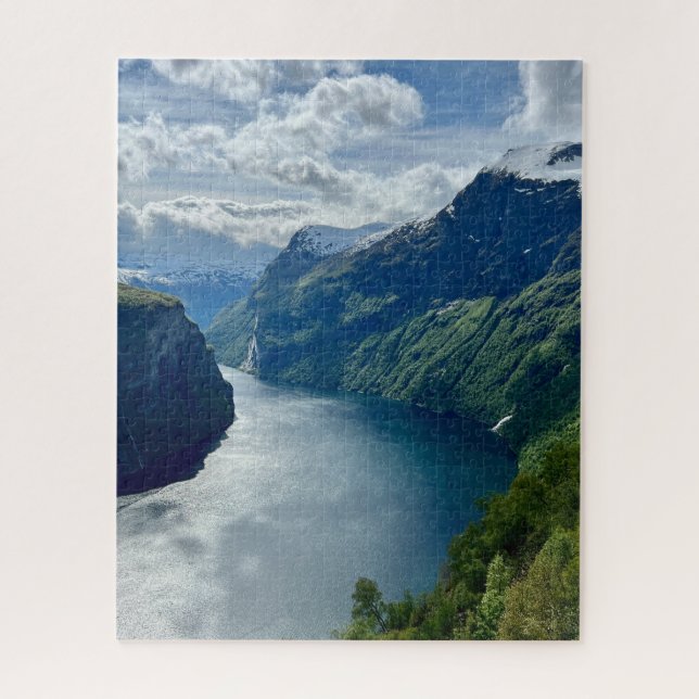 Quebra-cabeça Geirangerfjord, Noruega (Vertical)