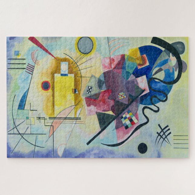 Quebra-cabeça Gelb-rot-blau art de Wassily Kandinsky (Horizontal)