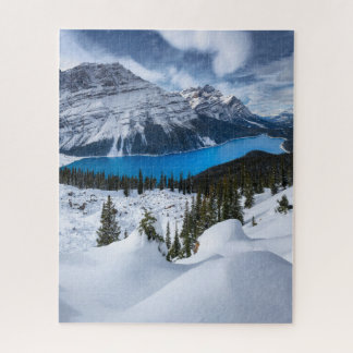 Quebra-cabeça Gelo e neve | Peyto Lake, Rockies canadianos
