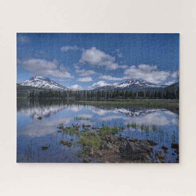 Quebra-cabeça Gelo e neve | Sparks Lake, Oregon (Horizontal)