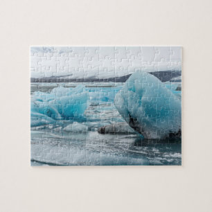 Quebra-cabeça Gelo Na Lagoa Glacial Jokulsarlon