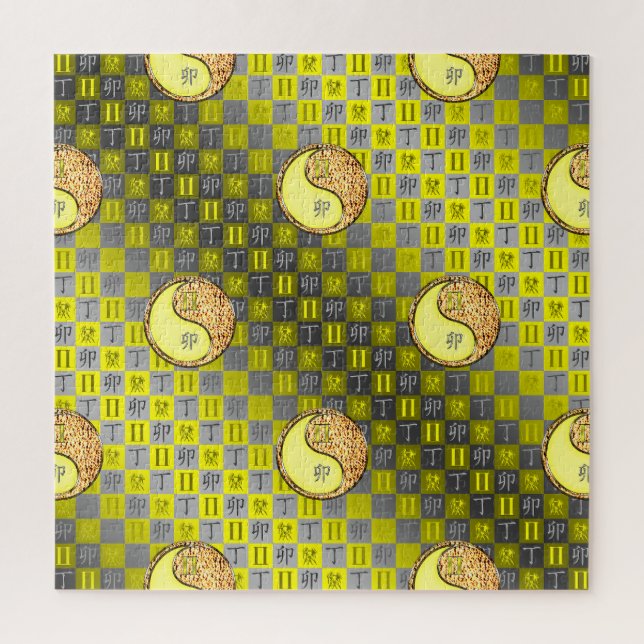 Quebra-cabeça Gemini & Fire Rabbit (Vertical)