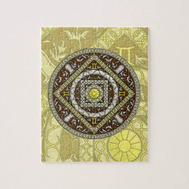 Quebra-cabeça Gemini Mandala (Vertical)