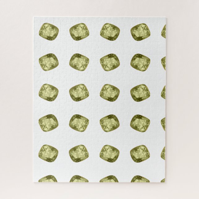 Quebra-cabeça Gemstone Alexandrite Amarelo (Vertical)