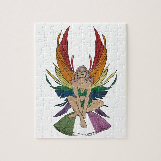 Quebra-cabeça Genderqueer Faerie (Vertical)