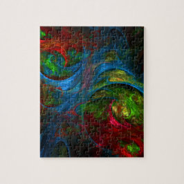 Quebra-cabeça Genesis Blue Abstrato Art