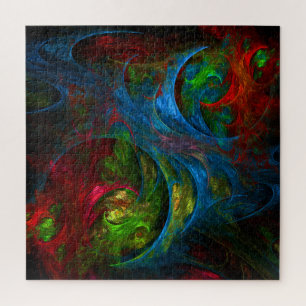 Quebra-cabeça Genesis Blue Abstrato Art