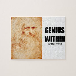 Quebra-cabeça Gênio dentro (Auto-Retrato de Leonardo da Vinci)