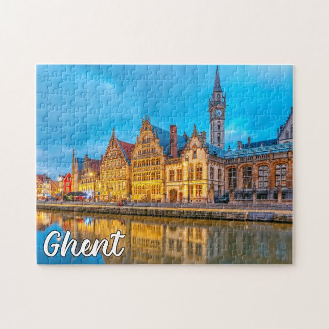 Quebra-cabeça Gent, Bélgica (Horizontal)