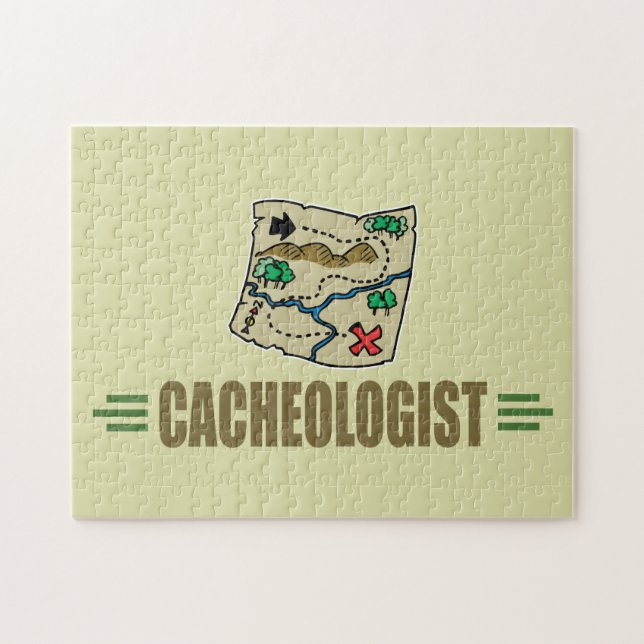 Quebra-cabeça Geocaching Humorístico (Horizontal)