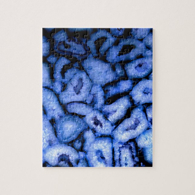 Quebra-cabeça Geodes de Agato do Quartz Azul (Vertical)