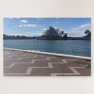 Quebra-cabeça geometria da casa de ópera de sydney