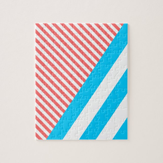 Quebra-cabeça geométrico, abstrato (Vertical)