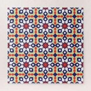 Quebra-cabeça Geométrico clássico: Design Ornamental sem costura