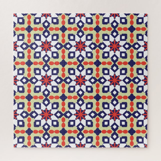 Quebra-cabeça Geométrico clássico: Design Ornamental sem costura (Vertical)