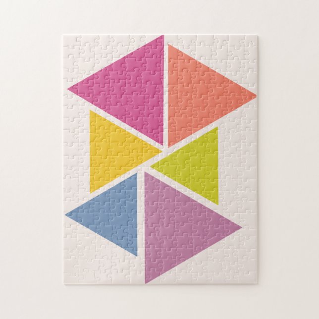 Quebra-cabeça Geométrico do século médio (Vertical)