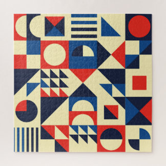 Quebra-cabeça Geométrico do século médio: Padrão Retroativo Funk