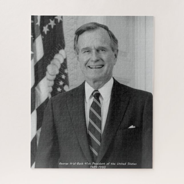 Quebra-cabeça George H.W. Bush Presidente dos Estados Unidos (Vertical)