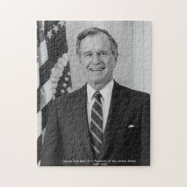 Quebra-cabeça George H.W. Bush Presidente dos Estados Unidos (Vertical)