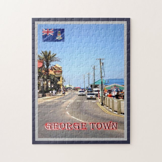 Quebra-cabeça George Town - Ilhas Cayman - (Vertical)