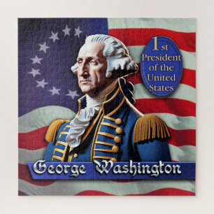Quebra-cabeça George Washington: 1rua presidente dos EUA