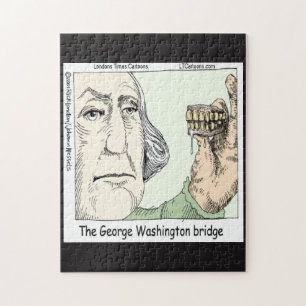 Quebra-cabeça George Washington Bridge Funny Jigsee Quebra-cabeç