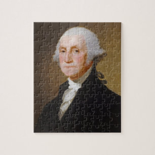 Quebra-cabeça George Washington, c.1821 (óleo em canvas)