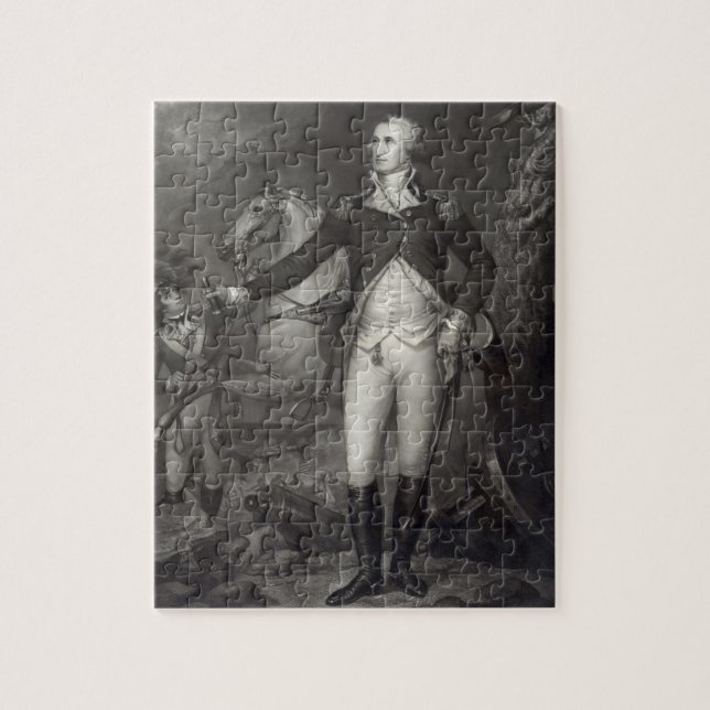 Quebra-cabeça George Washington em Trenton (Vertical)
