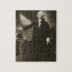 Quebra-cabeça George Washington, ø presidente do Sta unido