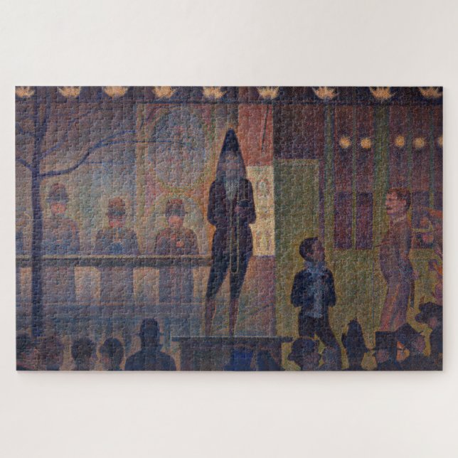 Quebra-cabeça Georges Seurat - Apresentação do Circo (Horizontal)