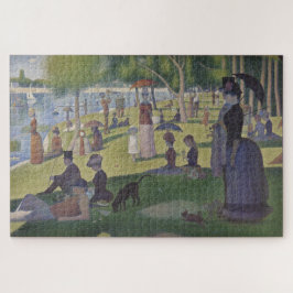 Quebra-cabeça Georges Seurat é um domingo no LaGrande Jatte Queb