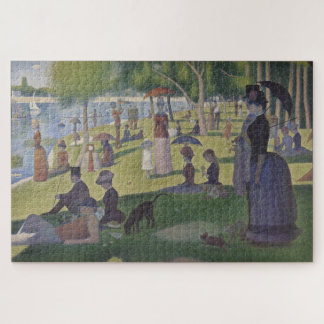 Quebra-cabeça Georges Seurat é um domingo no LaGrande Jatte Queb