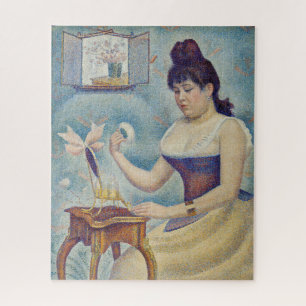 Quebra-cabeça Georges Seurat - Jovem Mulher Se Poudreando