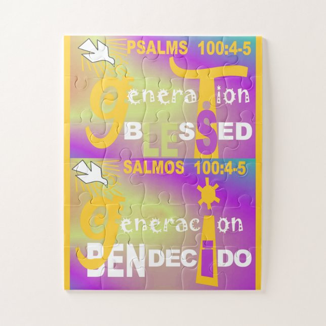 Quebra-cabeça Geração Abençoada 30 Eng & Esp (Vertical)