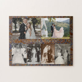 Quebra-cabeça Gerações de Alegria com Fotos de Casamento Persona