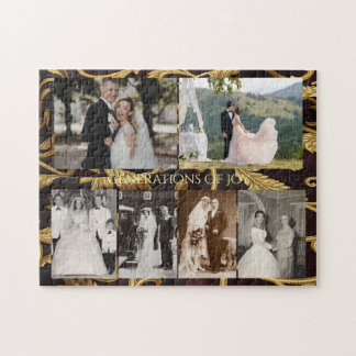 Quebra-cabeça Gerações de Alegria com Fotos de Casamento Persona