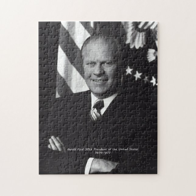 Quebra-cabeça Gerald Ford 38º Presidente dos Estados Unidos (Vertical)