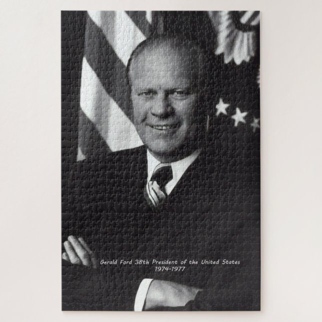 Quebra-cabeça Gerald Ford 38º Presidente dos Estados Unidos (Vertical)