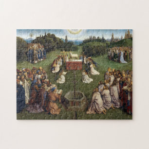 Quebra-cabeça Ghent Altarpart(detalhe), Van Eyck Brothers
