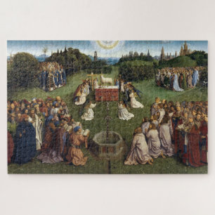 Quebra-cabeça Ghent Altarpart(detalhe), Van Eyck Brothers