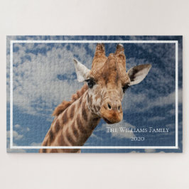 Quebra-cabeça Giant Girafa Personalizado