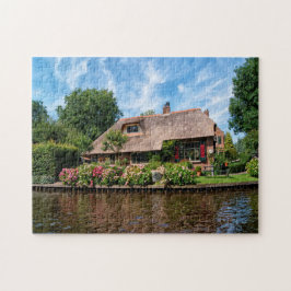 Quebra-cabeça Giethoorn Fazenda House Holland.