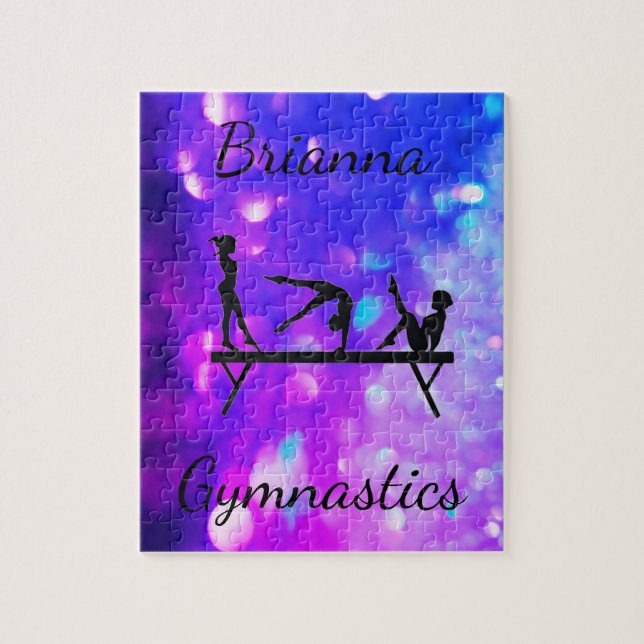 QUEBRA-CABEÇA GINÁSTICA PERSONALIZADA GRADIENTE AZUL ROXO (Vertical)