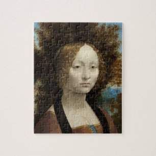 Quebra-cabeça Ginevra de' Benci por Leonardo Da Vinci