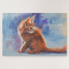Quebra-cabeça Ginger Kitten na Luz Pastel