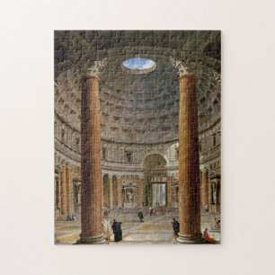 Quebra-cabeça Giovanni Paolo Panini - O Panteão, Roma