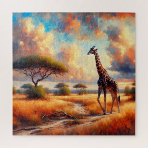 Quebra-cabeça Girafa